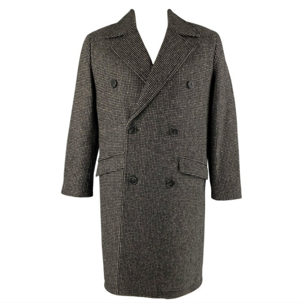 The Kooples Double-Breasted Wool Blend Trench Coat Size XS